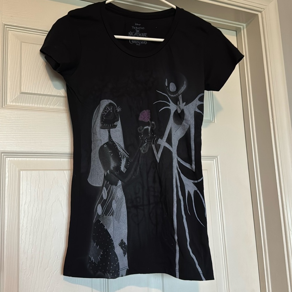 The Nightmare before Christmas’s Jack and Sally Tee shirt size small